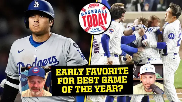 'Video thumbnail for Early contender for MLB's game of the year? | Baseball Today'