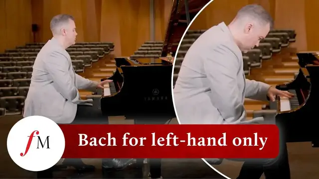 Video thumbnail for World's only one-handed pianist - Bach 'Chaconne' for left hand | Classic FM