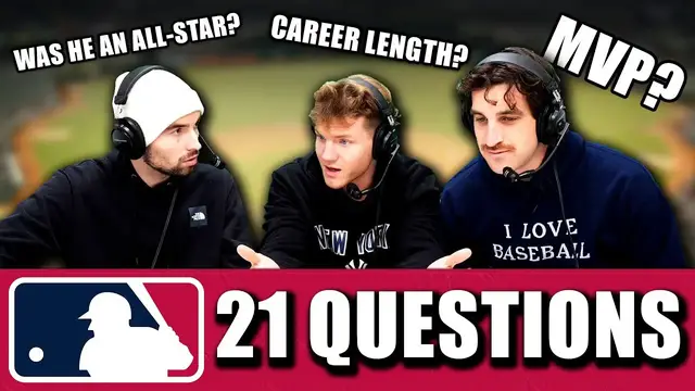Video thumbnail for 21 questions to figure out WHO this MLB player is (hardest game yet)