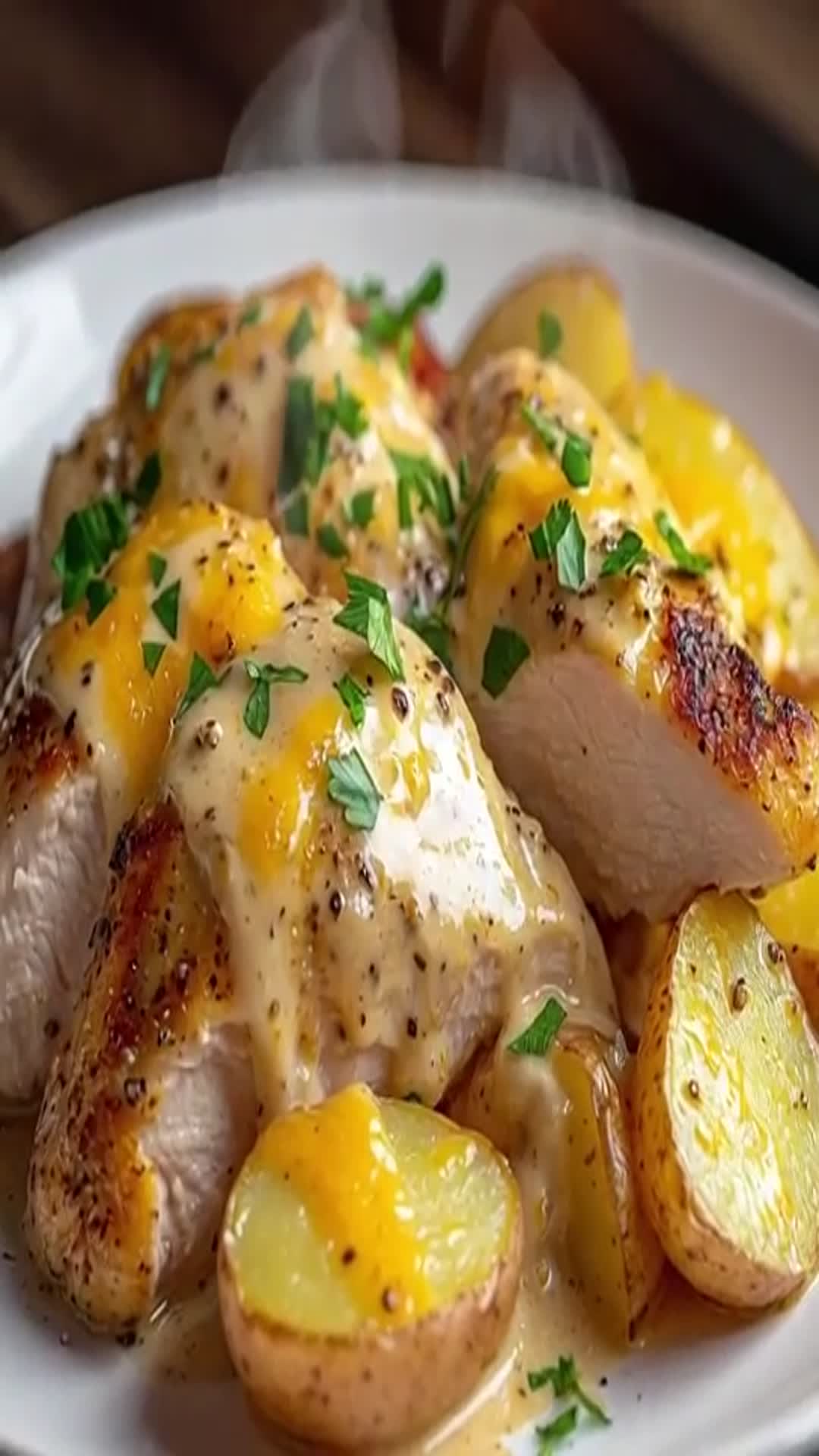 Video thumbnail for Slow Cooker Cheesy Ranch Chicken & Potatoes for Busy Nights