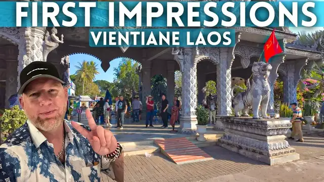 'Video thumbnail for First Impressions of Vientiane Laos Vlog 2025'