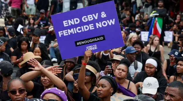 Video thumbnail for South Africans rally to end gender violence as femicide reaches alarming levels