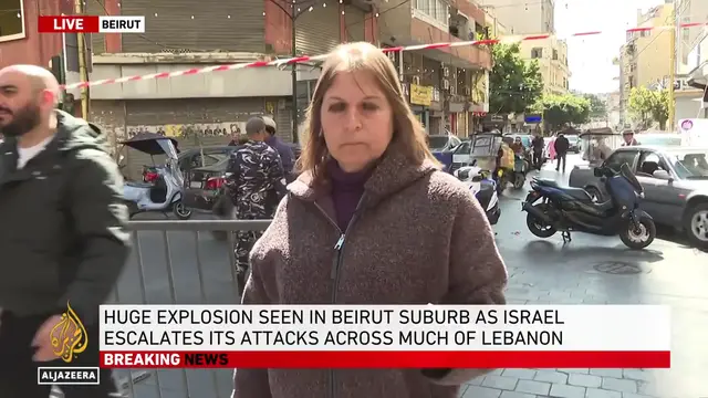 Video thumbnail for Lebanon: Beirut residents ‘living on edge’ as Israel intensifies bombardment