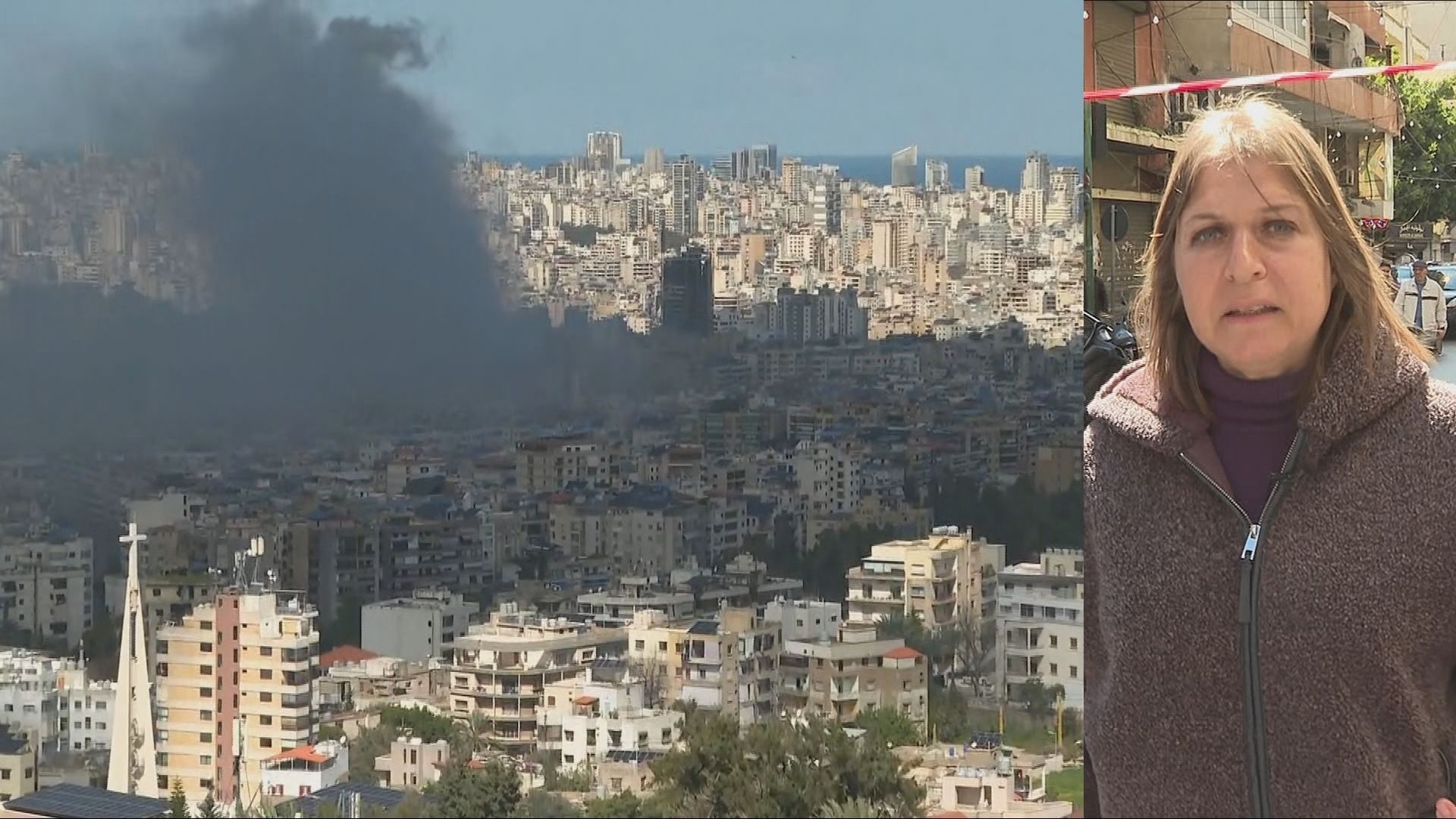 Video thumbnail for Lebanon: Beirut residents ‘living on edge’ as Israel intensifies bombardment