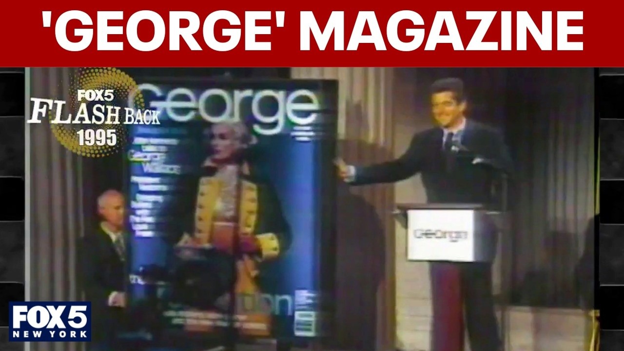 Video thumbnail for Flashback: JFK Jr.'s 'George' magazine founded in 1995