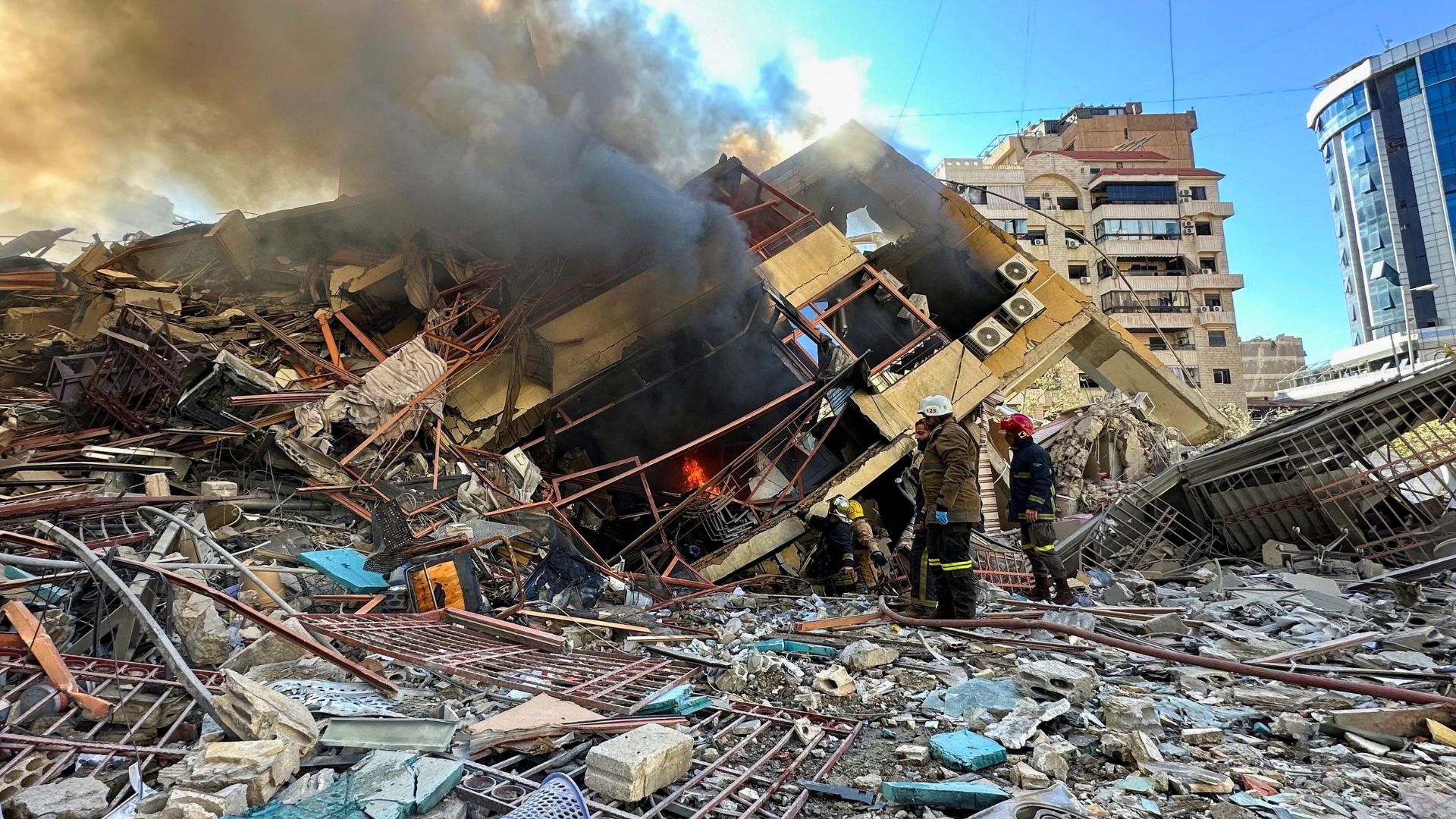 Video thumbnail for Battle for control unfolding in southern Lebanon as Israel and Hezbollah trade fire