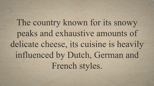 Video thumbnail for 22 Dishes to Try When You are in Switzerland