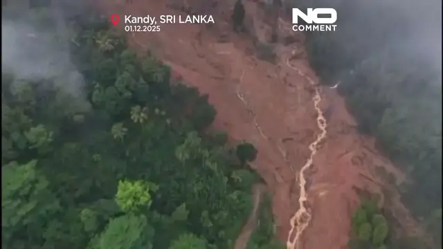 Video thumbnail for Sri Lanka: Aerial video shows extent of flooding with over 365 dead and 367 missing