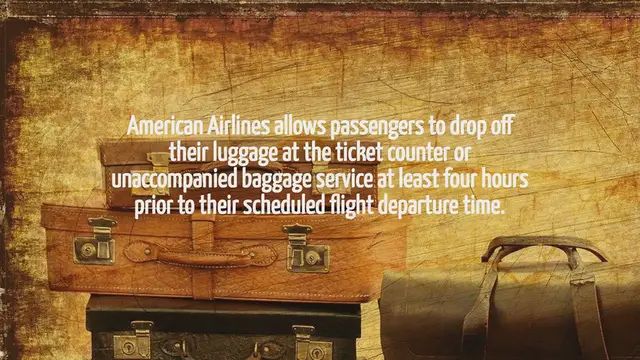 Video thumbnail for How Early Can You Drop Off Luggage American Airlines
