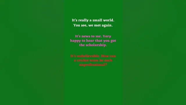 Video thumbnail for Different Ways of Expressing Surprise Part 6