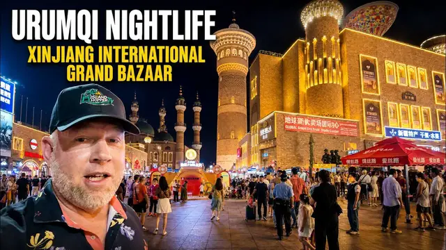 Video thumbnail for Urumqi China Nightlife | Xinjiang International Grand Bazaar Tour 2026