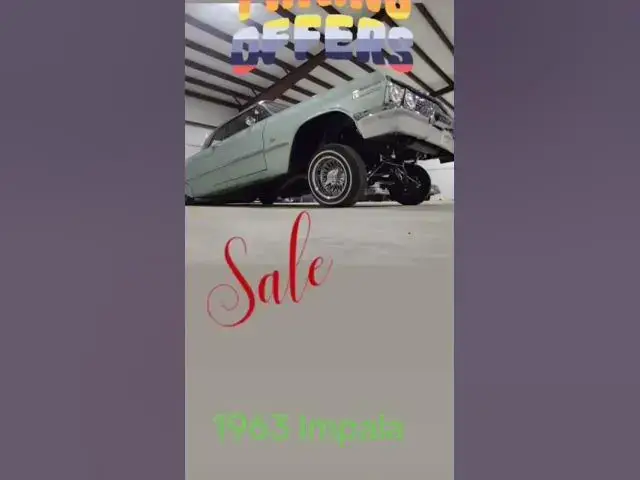 Video thumbnail for 1963 Chevy Impala for sale go to my Facebook group and tag me there firme lowriders