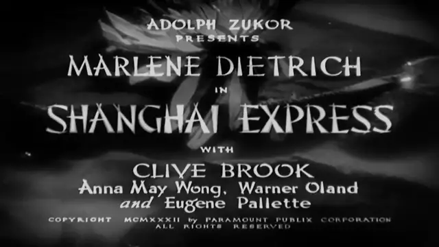 Video thumbnail for Shanghai Express (1932)