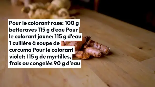 Video thumbnail for Colorants alimentaires fait maison avec Thermomix