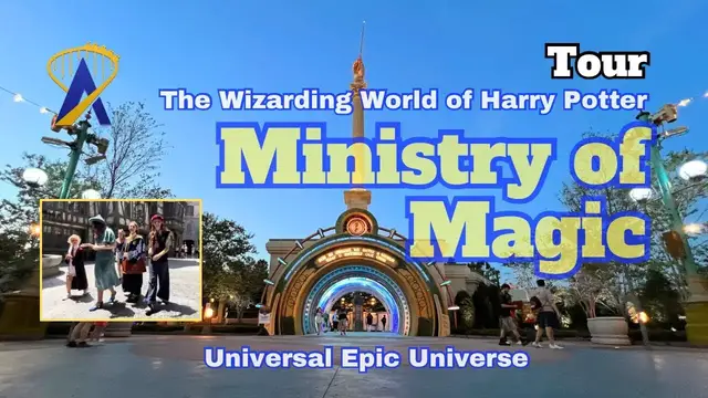 'Video thumbnail for Epic Universe Harry Potter And The Ministry of Magic Tour of the World'