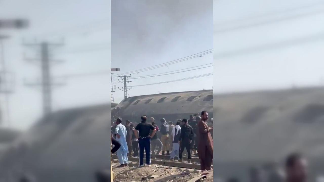 Video thumbnail for Pakistan: Deadly Blast Near Train Leaves Over 100 Casualties in Pakistan.