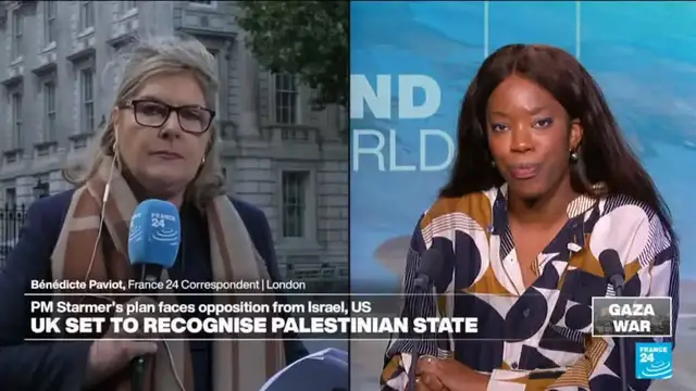'Video thumbnail for United Kingdom recognises Palestinian state in major diplomatic shift'