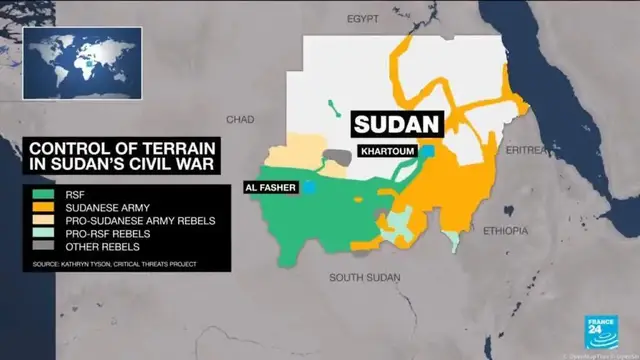 Video thumbnail for Sudan's civilian infrastructure — hospitals and health centres, 'have almost stopped functioning'
