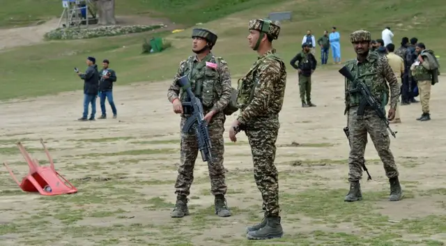 Video thumbnail for Kashmir attack: India searches for gunmen after 26 killed in Pahalgam