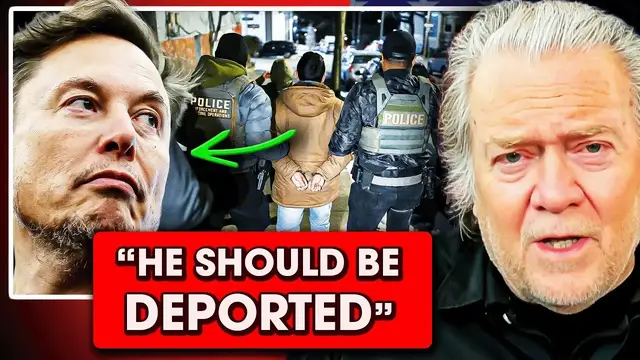 Video thumbnail for Could Elon Musk Be an 'ILLEGAL ALIEN'? Steve Bannon Explains...