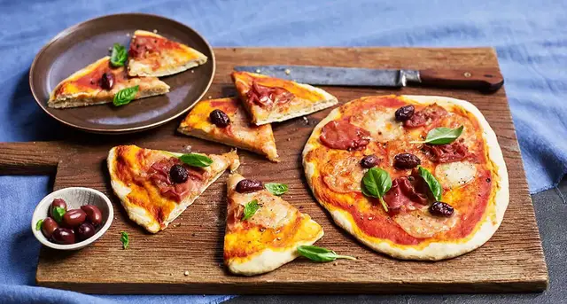 'Video thumbnail for No yeast pizza dough'