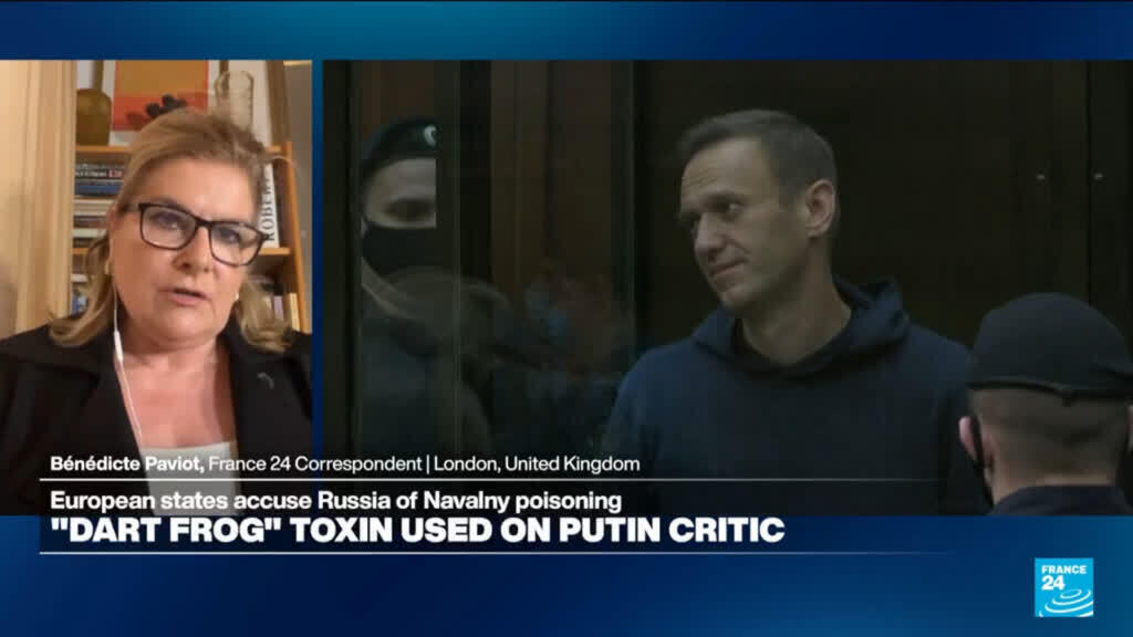 Video thumbnail for Russia fatally 'poisoned' Putin critic Navalny with rare toxin, UK says