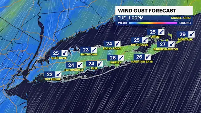 Video thumbnail for Offshore Nor'easter to still bring minor weather impacts to Long Island this week