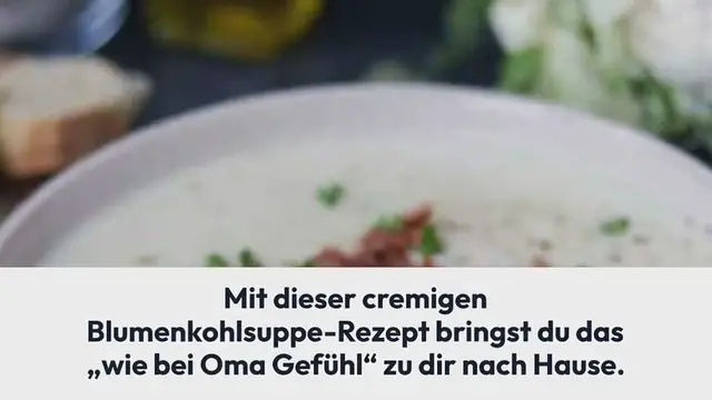 Video thumbnail for Blumenkohlsuppe-Rezept wie bei Oma