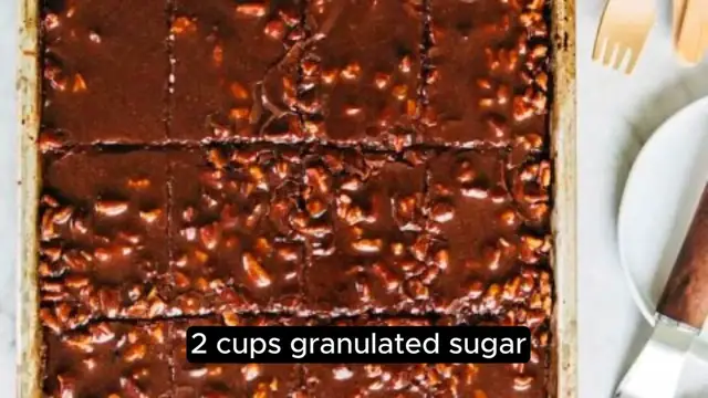 Video thumbnail for Texas Sheet Cake Recipe