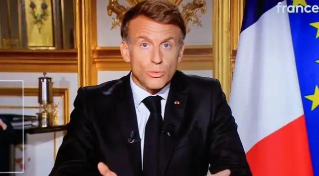 Video thumbnail for Macron vows action against protest violence after crisis meeting over France unrest