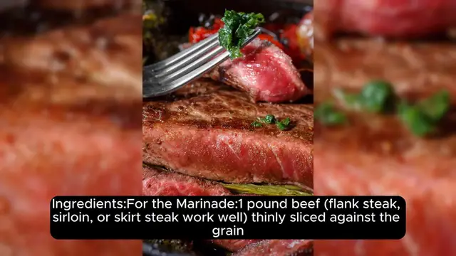 Video thumbnail for Beef stir-fry recipe