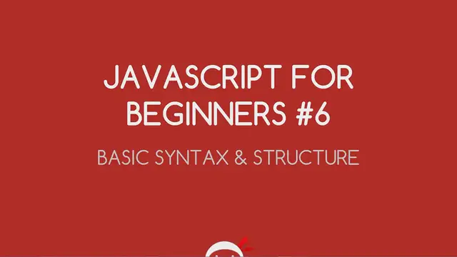Video thumbnail for JavaScript Tutorial For Beginners #6 - Basic JavaScript Syntax & Rules