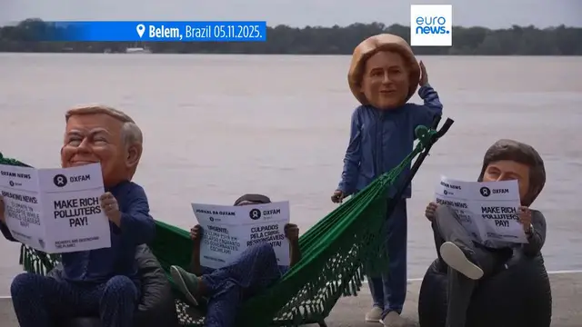 'Video thumbnail for Activists call for stronger climate commitments ahead of COP30 summit in Brazil'