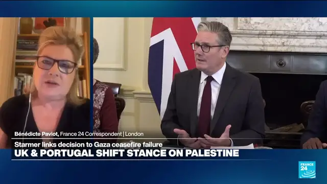 'Video thumbnail for United Kingdom and Portugal to recognise Palestinian state'