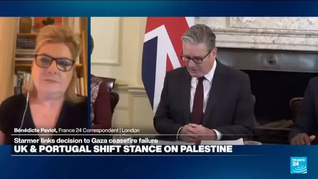 'Video thumbnail for United Kingdom and Portugal to recognise Palestinian state'