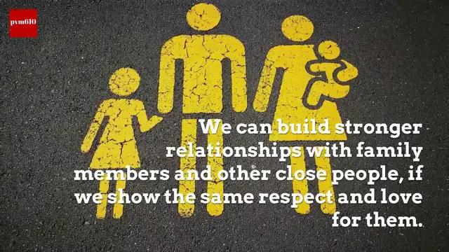 'Video thumbnail for Respect And Love Exist In Close Relations As Well.'