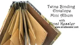 Video thumbnail for Twine Binding Envelope Mini Album