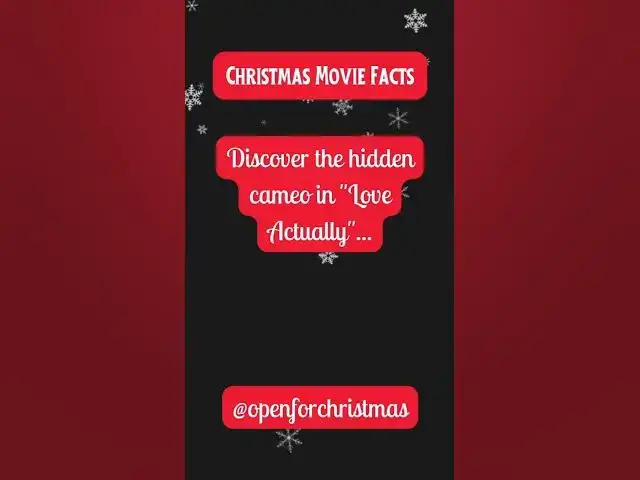 'Video thumbnail for A "Love Actually" Fact You Didn't Know!'