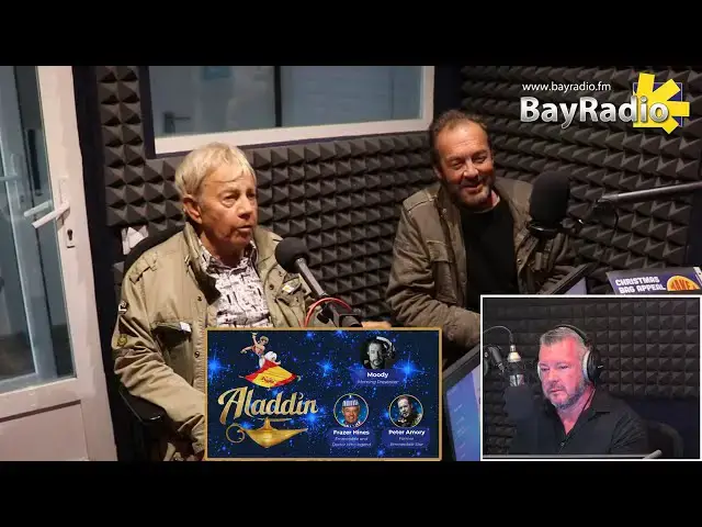 Video thumbnail for EMMERDALE STARS Frazer Hines and Peter Amory appearing on the Costa Blanca | With Moody on BayRadio