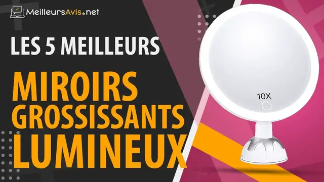 Video thumbnail for ⭐️ MEILLEUR MIROIR GROSSISSANT LUMINEUX - Avis & Guide d'achat (Comparatif 2020)