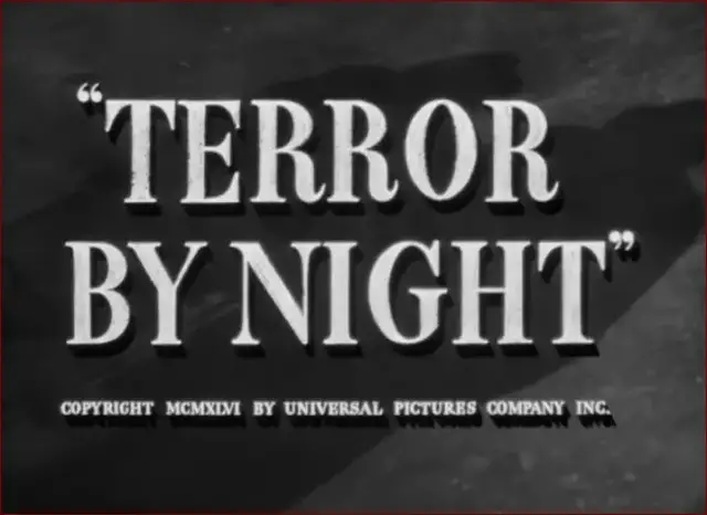 Video thumbnail for Terror by Night (1946)