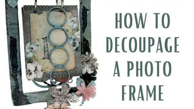 Video thumbnail for How to Decoupage Photo Frame