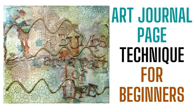 Video thumbnail for Make a Fun Texture Art Journal Page Technique for Beginners