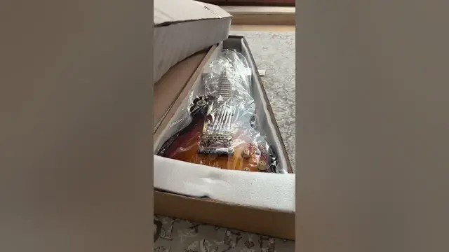 Video thumbnail for New Guitar Day! Unboxing Harley Benton SC-550 II FTF