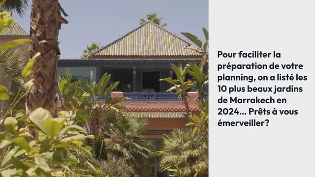 Video thumbnail for Les 10 plus beaux jardins de Marrakech en 2024