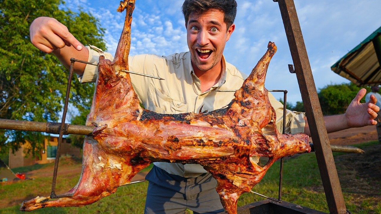 Video thumbnail for I Cooked a Goat in Rwanda’s Wild Safari Park (BAD IDEA!!)
