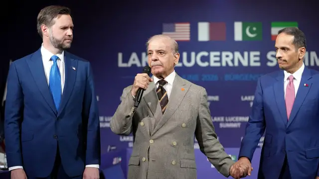 Video thumbnail for US-Iran talks under way in Switzerland with the mediation of Pakistan, Qatar