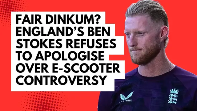 Video thumbnail for Fair dinkum? Stokes refuses to apologise over e-scooter row