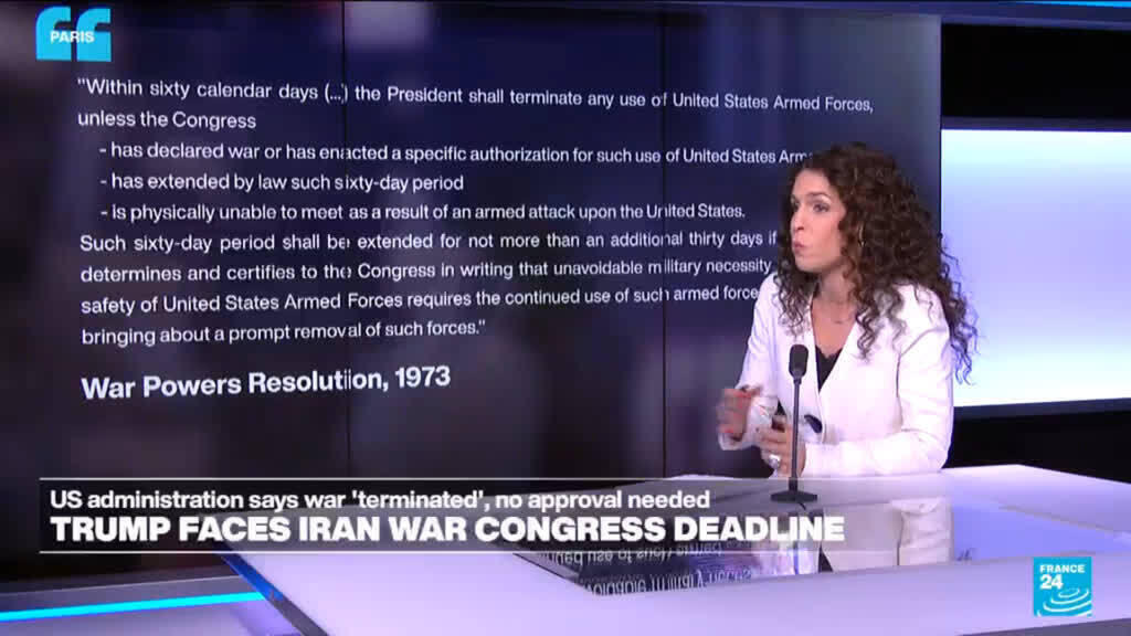 Video thumbnail for Trump faces Iran war Congress deadline