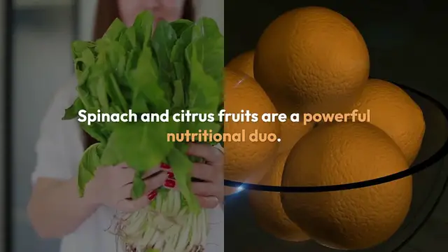 Video thumbnail for Spinach Citrus Power Duo